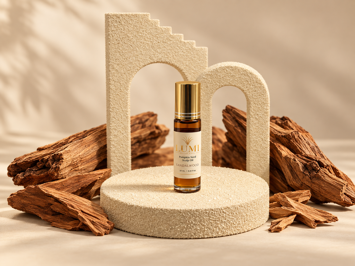 Sandalwood Pumpkin Seed Scalp Oil – 10 mL